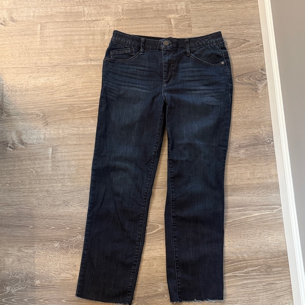 Wit & Wisdom Dark Blue Straight Leg Jeans
